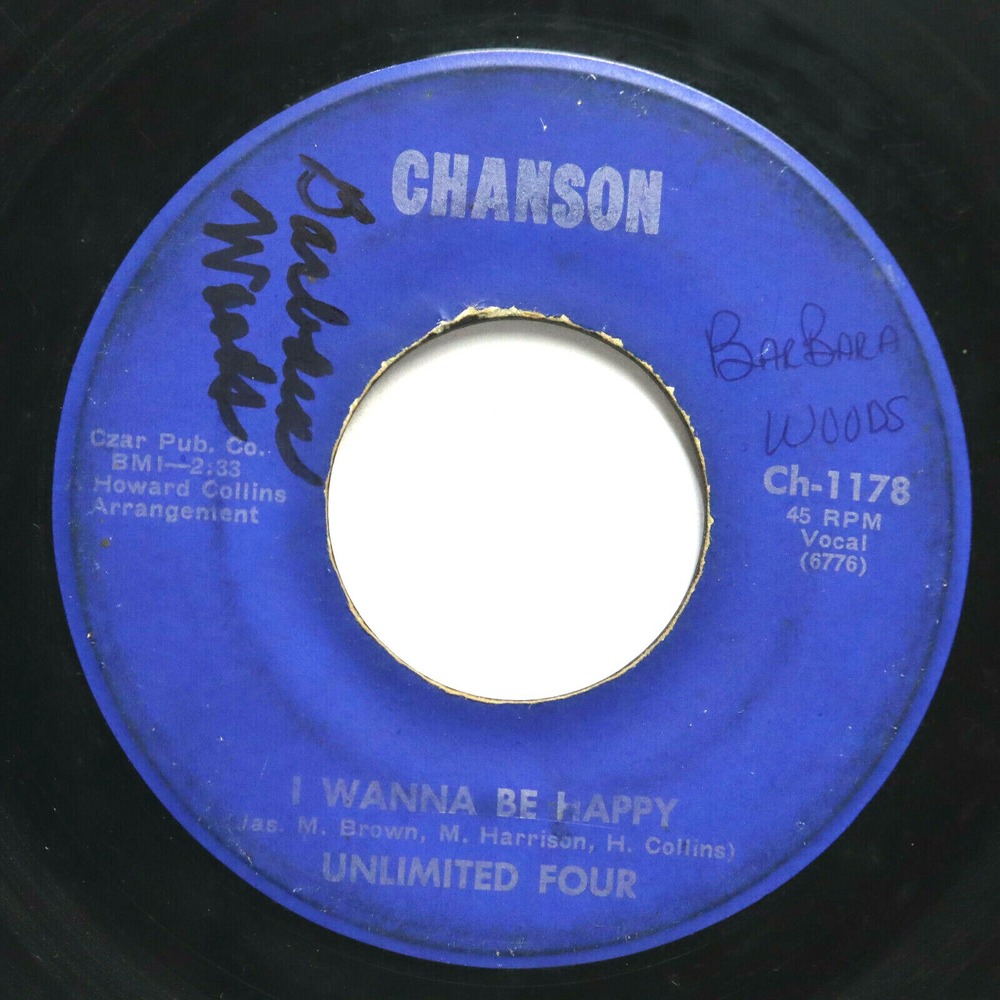 UNLIMITED‎ FOUR - I WANNA BE HAPPY / CALLING - SOUL 45